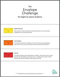 Envelope-Challenge-Beginner-Online-Piano-lesson-game-title-image
